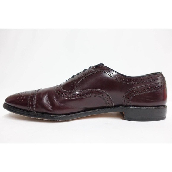 ALLEN EDMONDS Men Dress Shoes Strand Vintage Red 13A-US/12.5UK/48 Narrow Cap-Toe